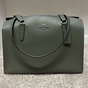 TATUM CARRYALL 40 (COACH C4077)
SV/SURPLUS/BLACK
COACH STYLE # C4077